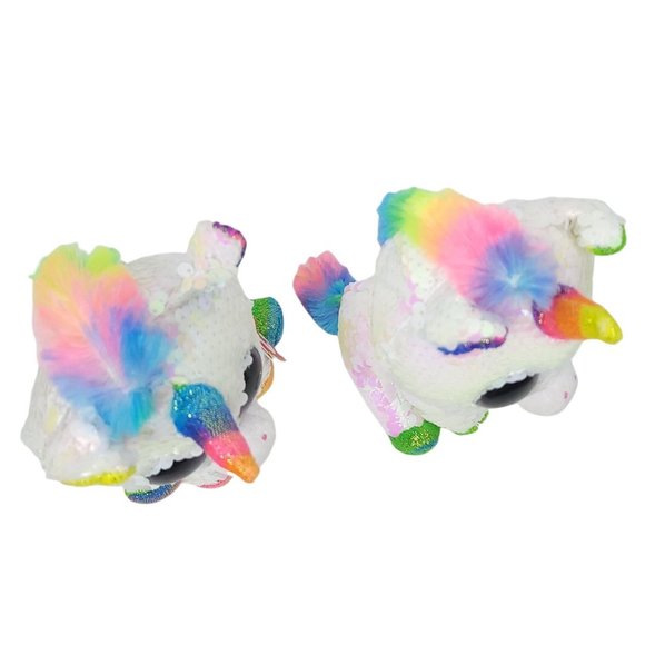 Ty Flippables Pixy Unicorn Plush Changing Sequins 7 Inch Stuffed Animal Toys Lot - Picture 7 of 10